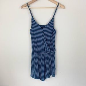 ✨5 FOR $25✨ American Eagle Navy Blue Stripe Soft & Sexy Knit Romper